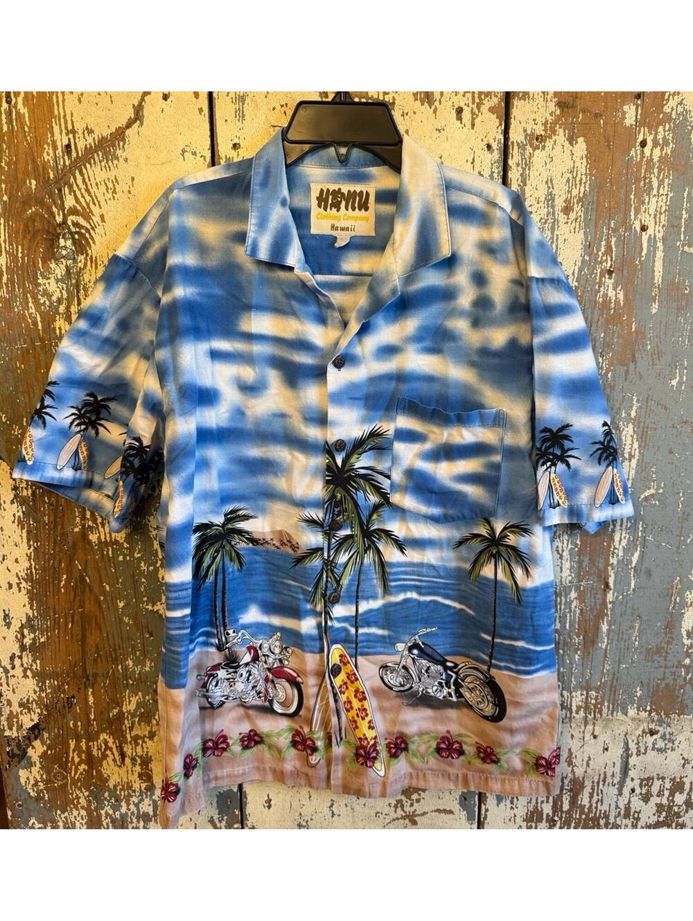 Mens Honu Clothing Hawaiian shirt Vintage size Large?